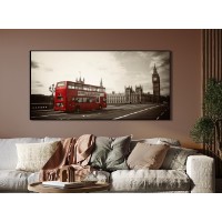 Картина ArtShop Retro Photo of a Red Bus in London 90x30cm (PVN48-L)
