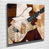 Картина ArtShop Abstract Guitar 40x40cm (PMU5-XL-PL)
