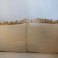 Protectie laterala pentru patut Holala Kids Smile Satin Peach 120x60cm imaginea #2 — magazin online Desire.md