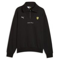 Hanorac pentru bărbați Puma Ferrari Little Shield Half-Zip Puma Black, s.L