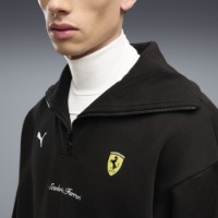 Hanorac pentru bărbați Puma Ferrari Little Shield Half-Zip Puma Black, s.XXL imaginea #6 — magazin online Desire.md