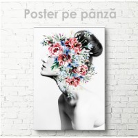 Картина ArtShop Pink Flowers 40x60cm (PBWN161-L-PL) фото №3 — интернет-магазин Desire.md