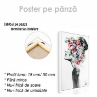 Картина ArtShop Pink Flowers 40x60cm (PBWN161-L-PL) фото №2 — интернет-магазин Desire.md