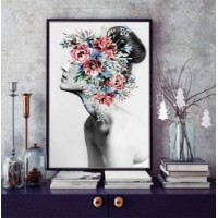 Картина ArtShop Pink Flowers 50x75cm (PBWN161-M-L)