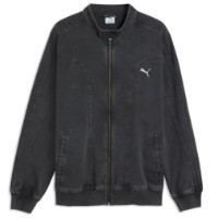 Jachetă pentru bărbați Puma Future.Puma.Archive T7 Relaxed Washed Twill Track Puma Black, s.M