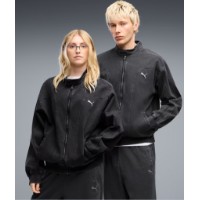 Jachetă pentru bărbați Puma Future.Puma.Archive T7 Relaxed Washed Twill Track Puma Black, s.XL imaginea #3 — magazin online Desire.md