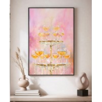 Картина ArtShop Champagne Tower 50x75cm (PET273-M-L)