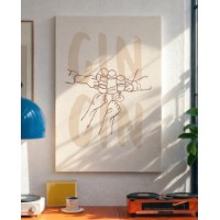 Картина ArtShop Cin Cin 60x90cm (PET232-P-L)