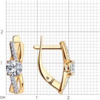 Серьги SOLOVOV JEWELRY 028785 2,87g фото №3 — интернет-магазин Desire.md
