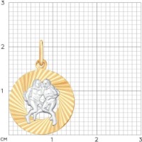 Pandantiv SOLOVOV JEWELRY 031367 0,78g imaginea #5 — magazin online Desire.md