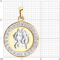 Pandantiv SOLOVOV JEWELRY 032493 1,48g imaginea #2 — magazin online Desire.md