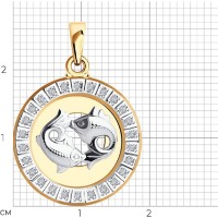 Pandantiv SOLOVOV JEWELRY 032502 1,46g imaginea #2 — magazin online Desire.md