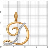 Pandantiv SOLOVOV JEWELRY 034701 1,81g imaginea #4 — magazin online Desire.md