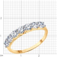 Inel SOLOVOV JEWELRY 017052 s.18 1,51g imaginea #4 — magazin online Desire.md