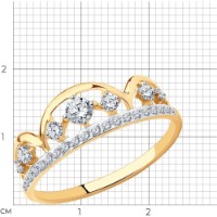 Inel SOLOVOV JEWELRY 017414 s.17,5 1,42g imaginea #4 — magazin online Desire.md