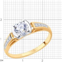 Inel SOLOVOV JEWELRY 017524 s.18 1,62g imaginea #5 — magazin online Desire.md