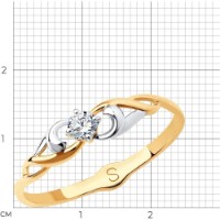 Inel SOLOVOV JEWELRY 017950 s.16,5 0,9g imaginea #2 — magazin online Desire.md