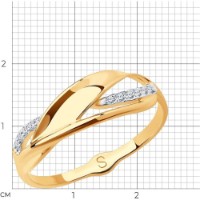 Inel SOLOVOV JEWELRY 018067 s.19 1,46g imaginea #2 — magazin online Desire.md