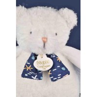 Jucărie pentru pătuturi si carucioare Doudou Bear White 17cm (DC4317) imaginea #3 — magazin online Desire.md