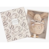 Jucărie pentru pătuturi si carucioare Doudou Rabbit Beige 20cm (DC4370) imaginea #2 — magazin online Desire.md