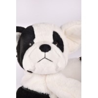 Geantă pentru copil Doudou Puppy White/Black 30cm (DC4564) imaginea #2 — magazin online Desire.md