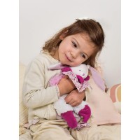 Geantă pentru copil Doudou Rabbit Cherry Red/Pink 30cm (DC3825) imaginea #3 — magazin online Desire.md