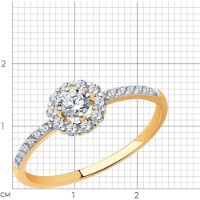 Inel SOLOVOV JEWELRY 018993 s.18,5 1,23g imaginea #4 — magazin online Desire.md