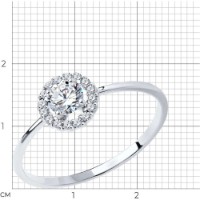 Кольцо SOLOVOV JEWELRY 019001-3 s.16,5 1,05g фото №4 — интернет-магазин Desire.md
