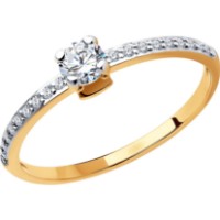 Кольцо SOLOVOV JEWELRY 019012 s.15,5 1,21g