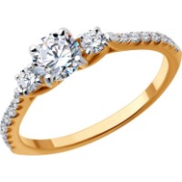 Кольцо SOLOVOV JEWELRY 019490 s.17,5 2,03g