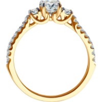 Кольцо SOLOVOV JEWELRY 019490 s.17,5 2,03g фото №4 — интернет-магазин Desire.md