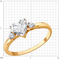 Кольцо SOLOVOV JEWELRY 019551 s.16,5 1,77g фото №3 — интернет-магазин Desire.md
