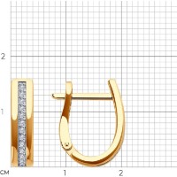 Cercei SOLOVOV JEWELRY 0200399 2,73g imaginea #4 — magazin online Desire.md