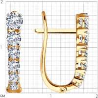 Cercei SOLOVOV JEWELRY 0200438 2,23g imaginea #4 — magazin online Desire.md