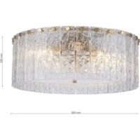 Plafonieră Lampardi Crystalon CLN1006-D50C imaginea #3 — magazin online Desire.md