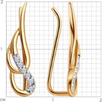 Cercei SOLOVOV JEWELRY 0200882 1,36g imaginea #3 — magazin online Desire.md