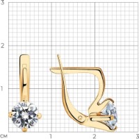Cercei SOLOVOV JEWELRY 021987 2,95g imaginea #2 — magazin online Desire.md