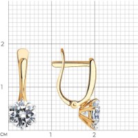 Серьги SOLOVOV JEWELRY 026703 2,31g фото №3 — интернет-магазин Desire.md