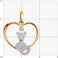 Pandantiv SOLOVOV JEWELRY 036441 1,37g imaginea #3 — magazin online Desire.md