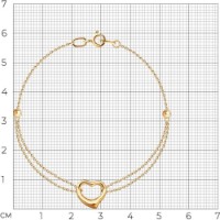 Brățară SOLOVOV JEWELRY 051554 s.19 1,38g imaginea #2 — magazin online Desire.md