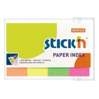 Semne pentru carte Stick'n Neon 4x50p (21205)