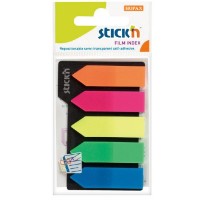 Semne pentru carte Stick'n Neon 5x25p (21143)