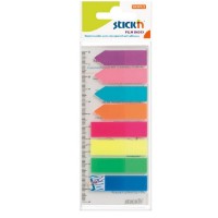 Semne pentru carte Stick'n Neon Mix 8x25p (21346)