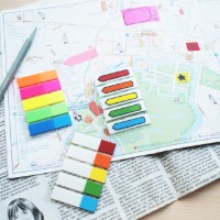 Semne pentru carte Stick'n Transparent + Neon 5x20p (21465) imaginea #3 — magazin online Desire.md