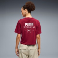 Tricou de dame Puma Class Relaxed Graphic Garnet Glow, s.L imaginea #4 — magazin online Desire.md