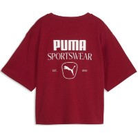 Tricou de dame Puma Class Relaxed Graphic Garnet Glow, s.S imaginea #2 — magazin online Desire.md
