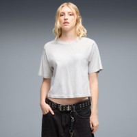 Tricou de dame Puma Class Relaxed Graphic White Glow Heather, s.XL imaginea #3 — magazin online Desire.md