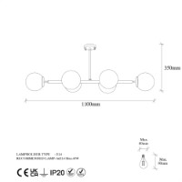 Lustră Opviq Fazli 10496 imaginea #6 — magazin online Desire.md