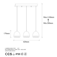 Люстра Opviq Mugo 10639 фото №6 — интернет-магазин Desire.md