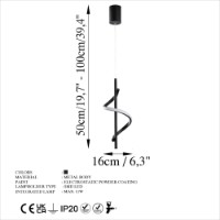 Люстра Opviq Likma 13518 фото №6 — интернет-магазин Desire.md
